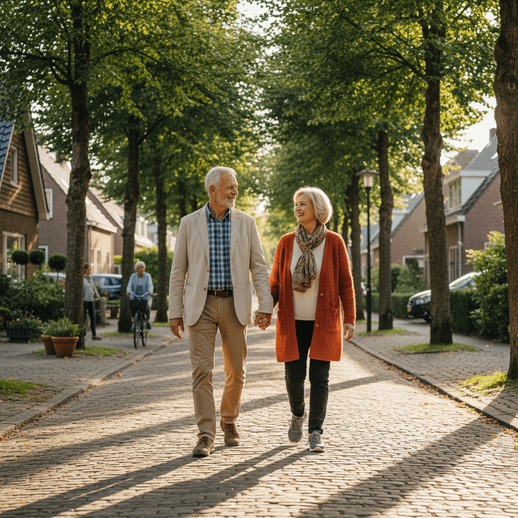 Active seniors enjoying independent living lifestyle